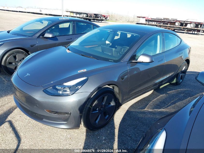 2023 TESLA MODEL 3 REAR-WHEEL DRIVE - 5YJ3E1EA3PF711158