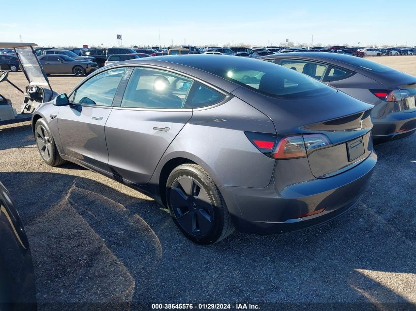 2023 TESLA MODEL 3 REAR-WHEEL DRIVE - 5YJ3E1EA3PF711158