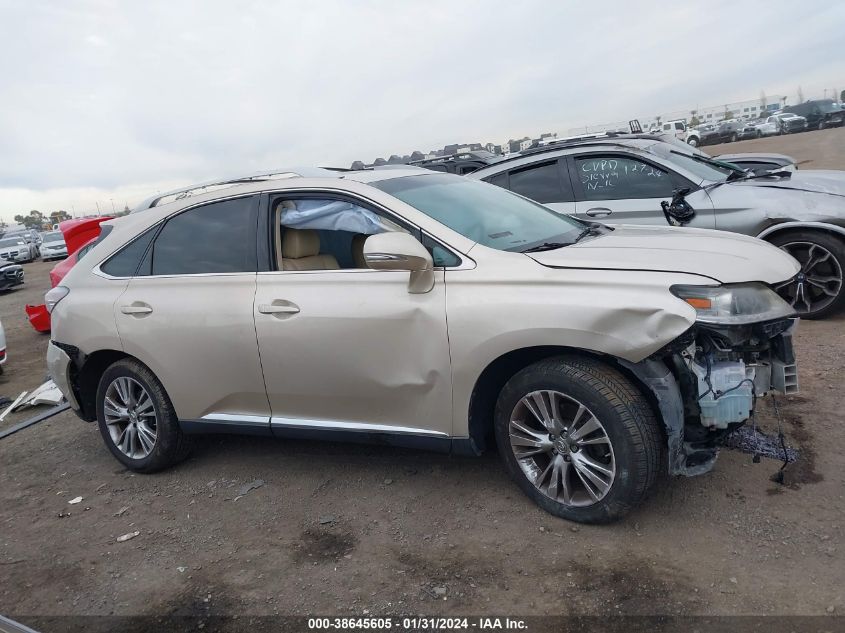 2013 LEXUS RX 350 - 2T2ZK1BA1DC127828