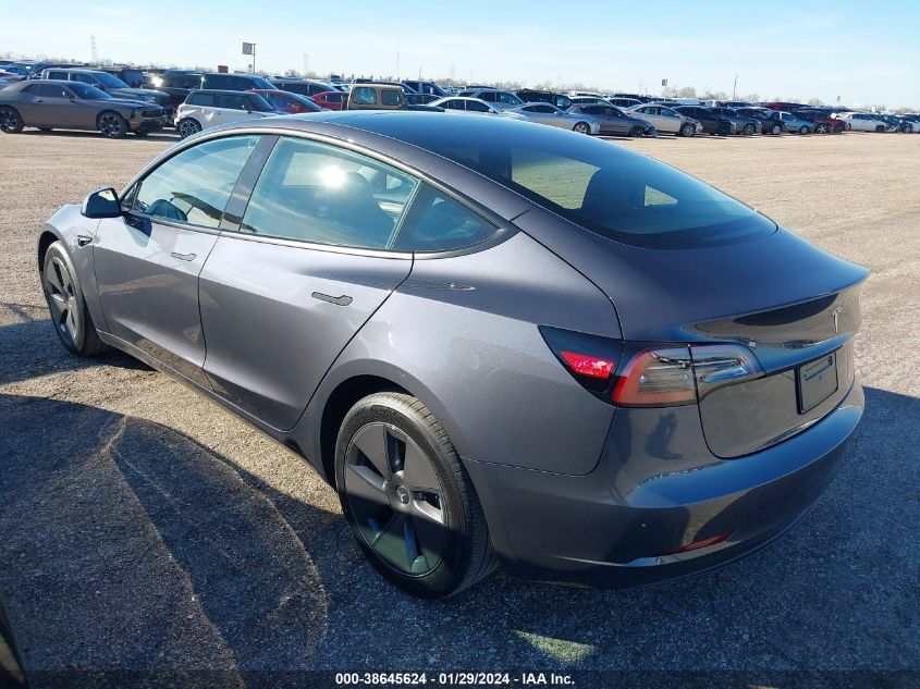 2023 TESLA MODEL 3 REAR-WHEEL DRIVE - 5YJ3E1EA6PF709002