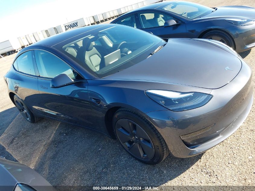 2023 TESLA MODEL 3 REAR-WHEEL DRIVE - 5YJ3E1EA8PF711186