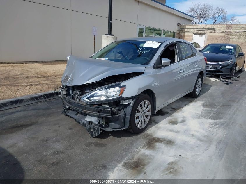 2016 NISSAN SENTRA S - 3N1AB7APXGY327446