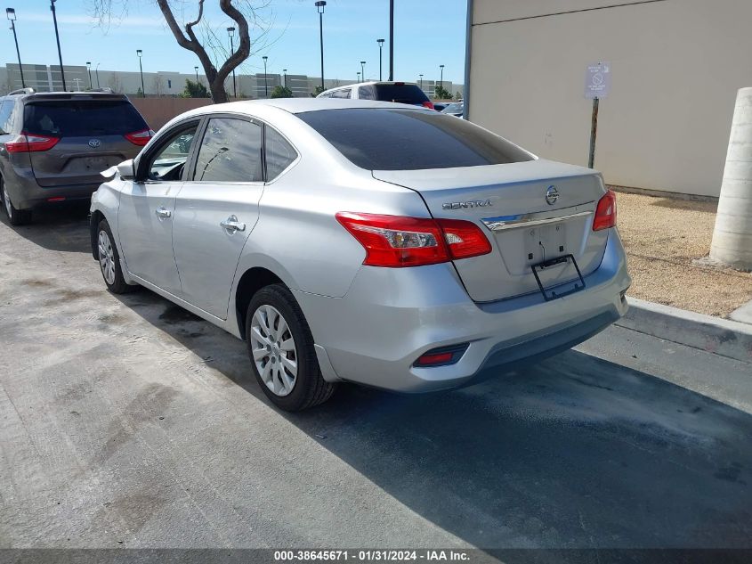 2016 NISSAN SENTRA S - 3N1AB7APXGY327446