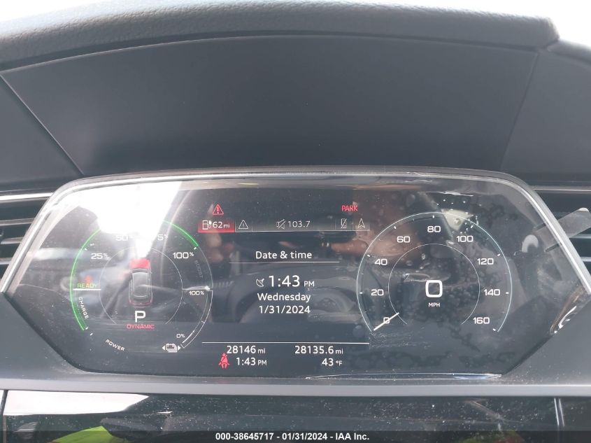 2020 AUDI E-TRON SPORTBACK PRESTIGE QUATTRO - WA13ABGE1LB035267