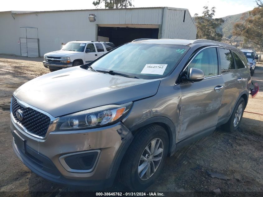 2016 KIA SORENTO LX/L - 5XYPG4A36GG148572