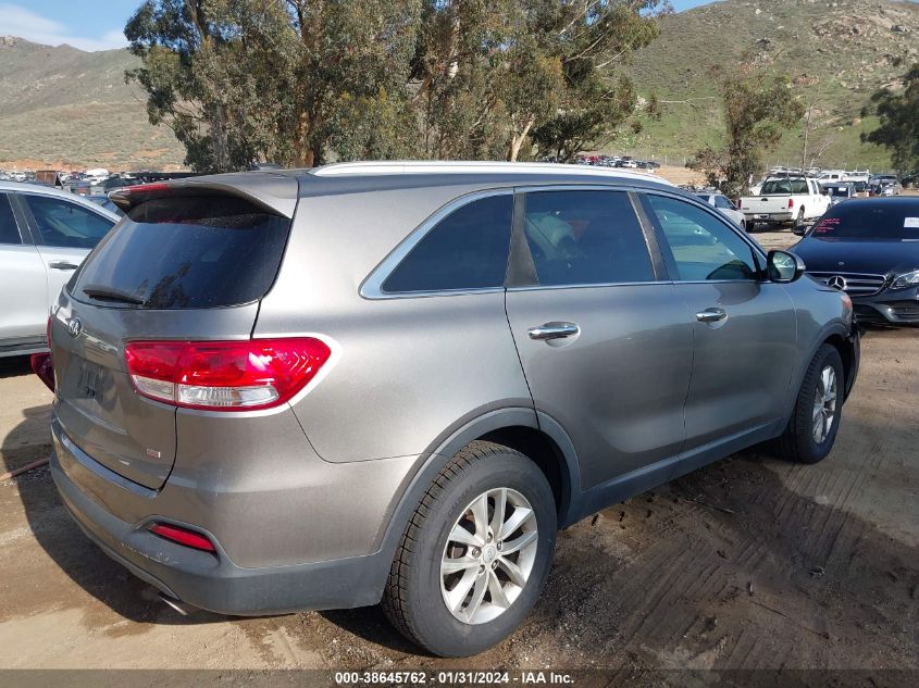 2016 KIA SORENTO LX/L - 5XYPG4A36GG148572