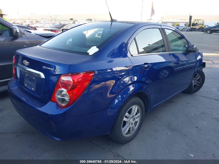 2014 CHEVROLET SONIC LT AUTO - 1G1JC5SH5E4199048