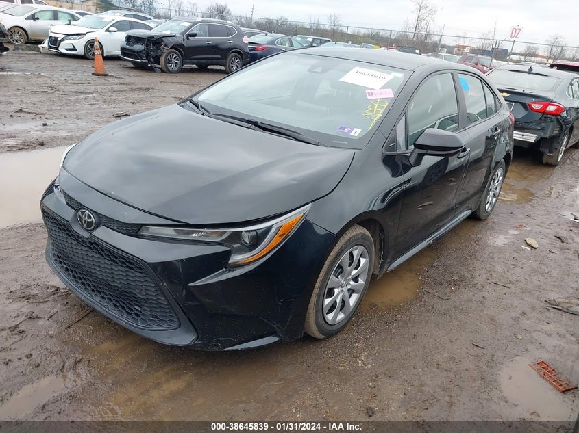 VIN 5YFEPMAE7MP165073 2021 TOYOTA COROLLA LE