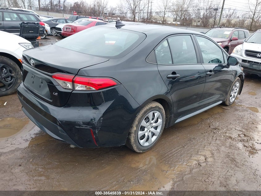 VIN 5YFEPMAE7MP165073 2021 TOYOTA COROLLA LE