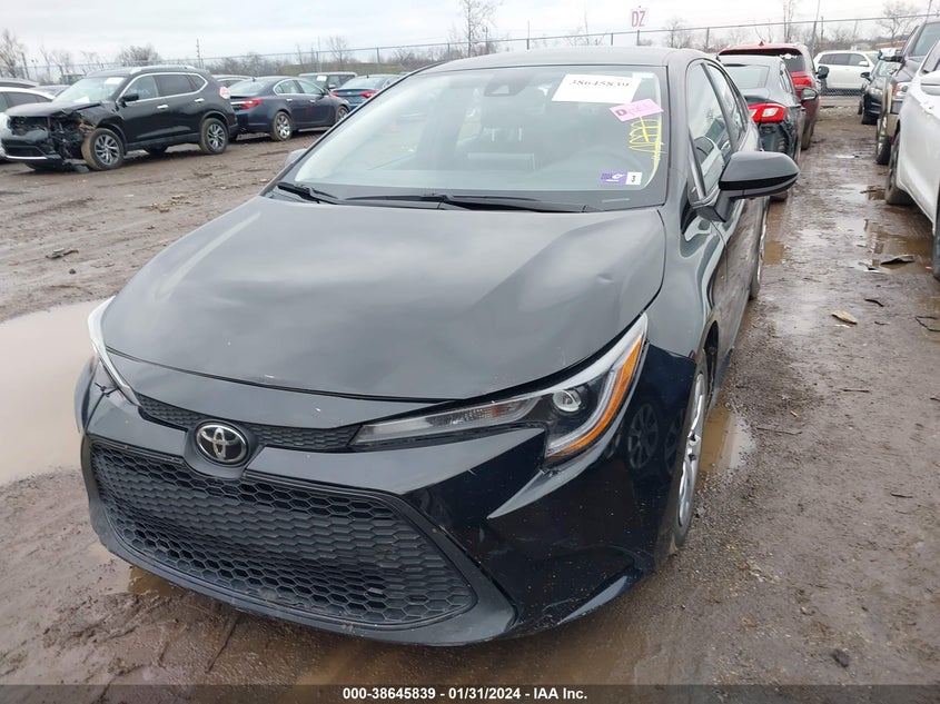 VIN 5YFEPMAE7MP165073 2021 TOYOTA COROLLA LE