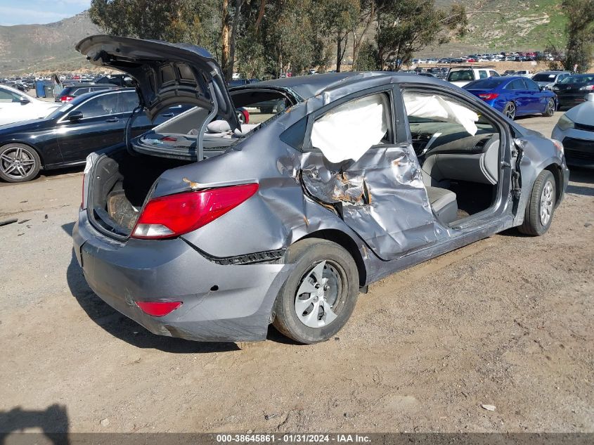 2015 HYUNDAI ACCENT GLS - KMHCT4AE7FU826685