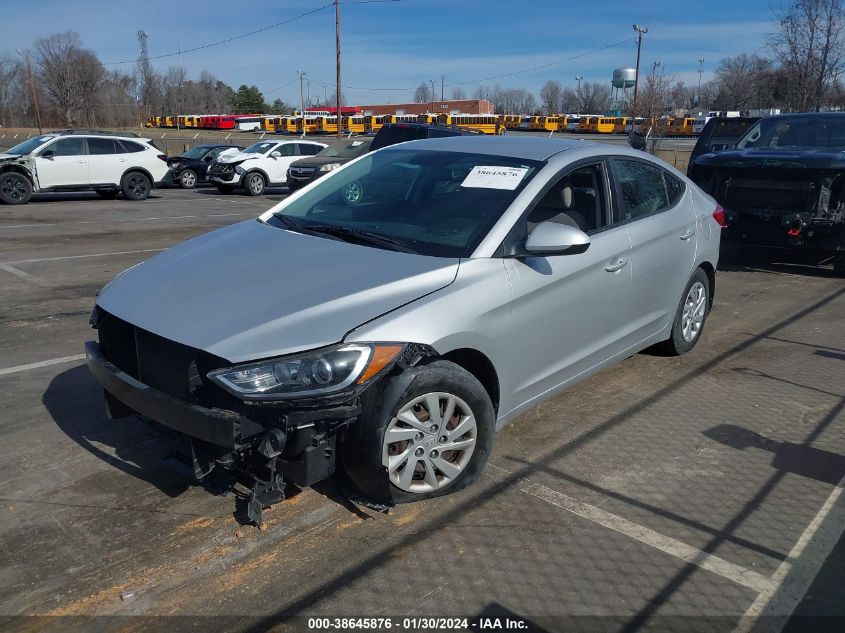 2017 HYUNDAI ELANTRA SE - 5NPD74LF8HH162820