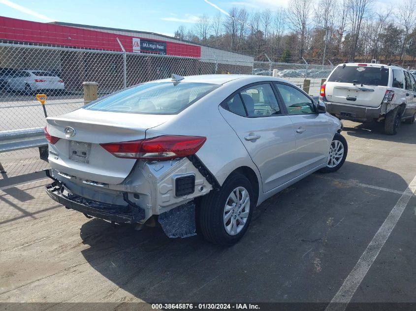 2017 HYUNDAI ELANTRA SE - 5NPD74LF8HH162820