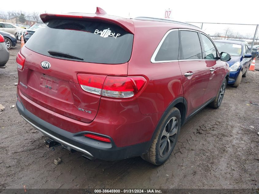 2016 KIA SORENTO 3.3L EX - 5XYPH4A55GG153969