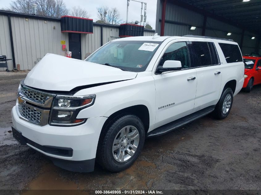 2019 CHEVROLET SUBURBAN K1500 LT - 1GNSKHKC5KR276754