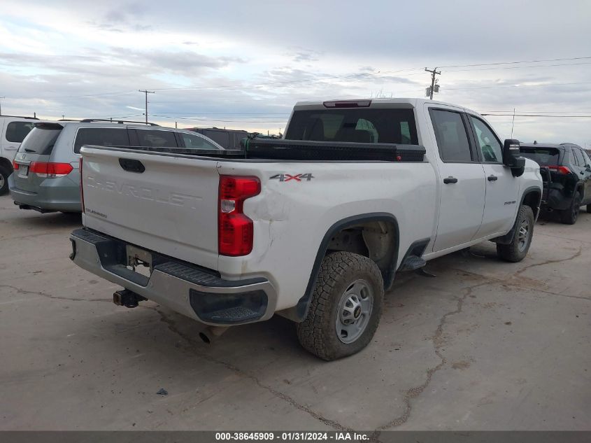 2021 CHEVROLET SILVERADO 2500HD 4WD  STANDARD BED WT - 1GC1YLE70MF268280