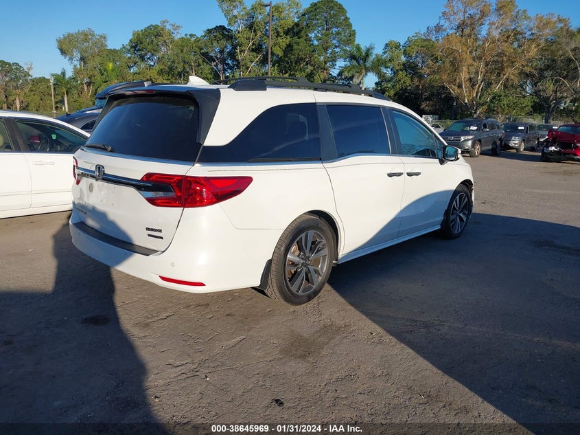 VIN 5FNRL6H85MB035751 2021 HONDA ODYSSEY TOURING