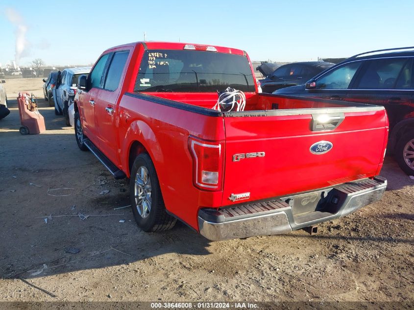 2015 FORD F-150 XLT - 1FTEW1CP2FKF15064