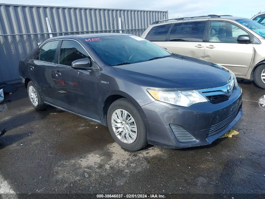 2014 TOYOTA CAMRY HYBRID LE - 4T1BD1FK6EU134020