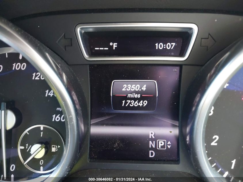 2013 MERCEDES-BENZ ML 350 4MATIC - 4JGDA5HB6DA169601