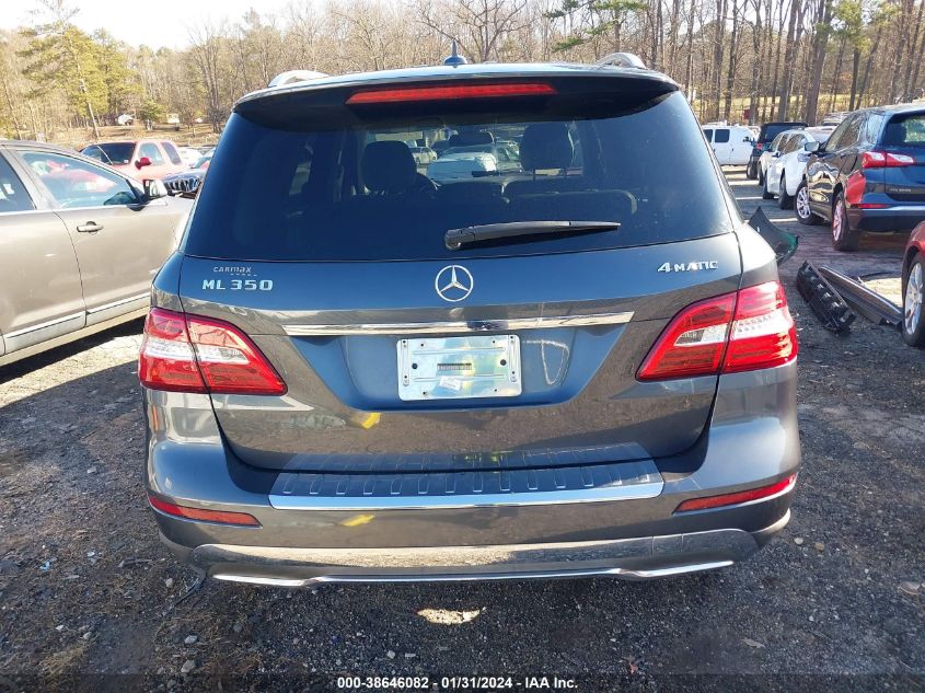 2013 MERCEDES-BENZ ML 350 4MATIC - 4JGDA5HB6DA169601