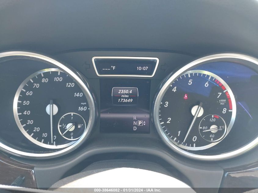 2013 MERCEDES-BENZ ML 350 4MATIC - 4JGDA5HB6DA169601