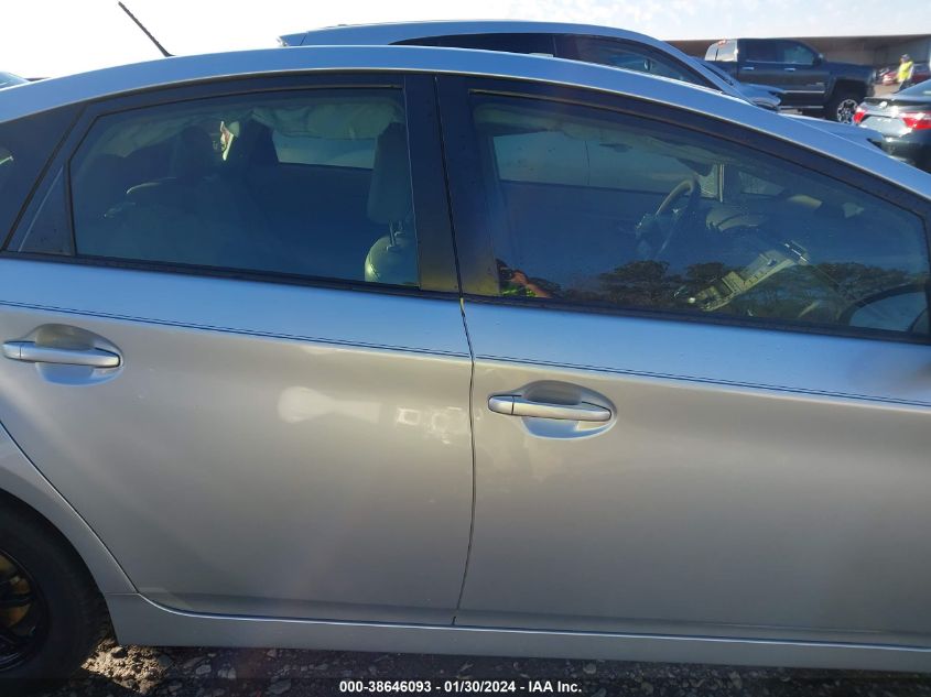 2013 TOYOTA PRIUS THREE - JTDKN3DU5D1650533