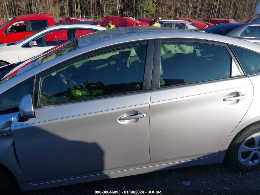 2013 TOYOTA PRIUS THREE - JTDKN3DU5D1650533