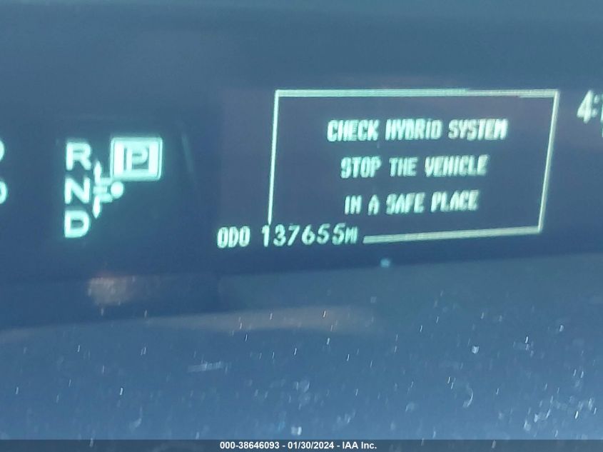 2013 TOYOTA PRIUS THREE - JTDKN3DU5D1650533
