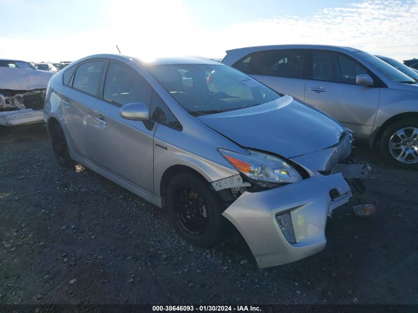 2013 TOYOTA PRIUS THREE - JTDKN3DU5D1650533