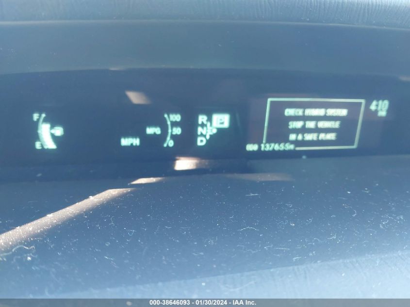2013 TOYOTA PRIUS THREE - JTDKN3DU5D1650533