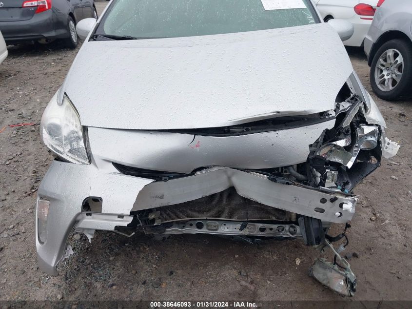 2013 TOYOTA PRIUS THREE - JTDKN3DU5D1650533