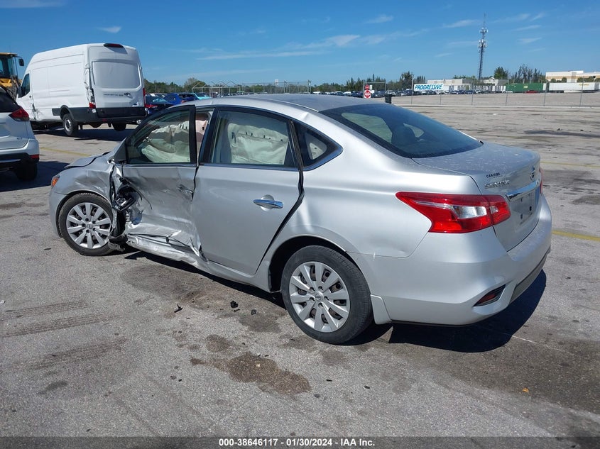 VIN 3N1AB7AP7KY437797 2019 NISSAN SENTRA S