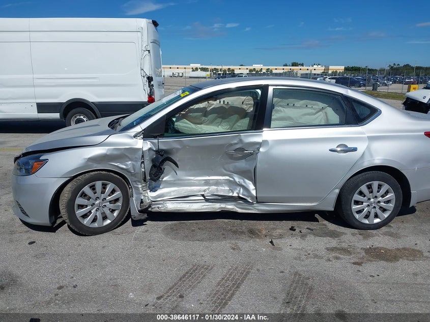 VIN 3N1AB7AP7KY437797 2019 NISSAN SENTRA S