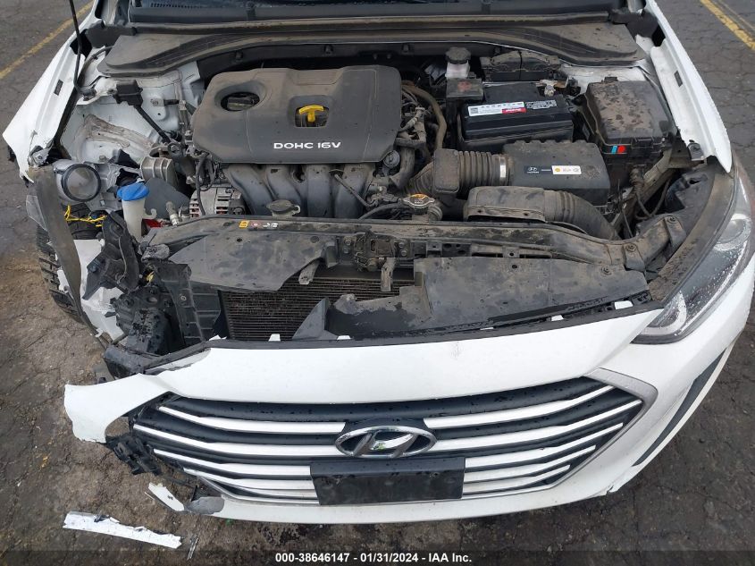 2018 HYUNDAI ELANTRA SEL/VALUE/LIMITED - 5NPD84LF3JH247714