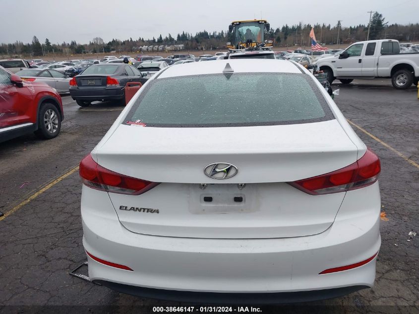2018 HYUNDAI ELANTRA SEL/VALUE/LIMITED - 5NPD84LF3JH247714
