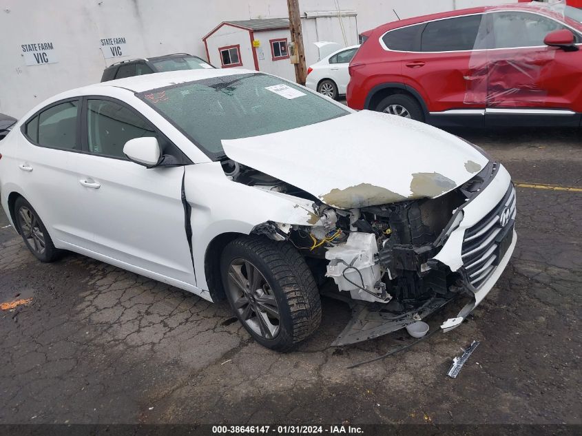 2018 HYUNDAI ELANTRA SEL/VALUE/LIMITED - 5NPD84LF3JH247714