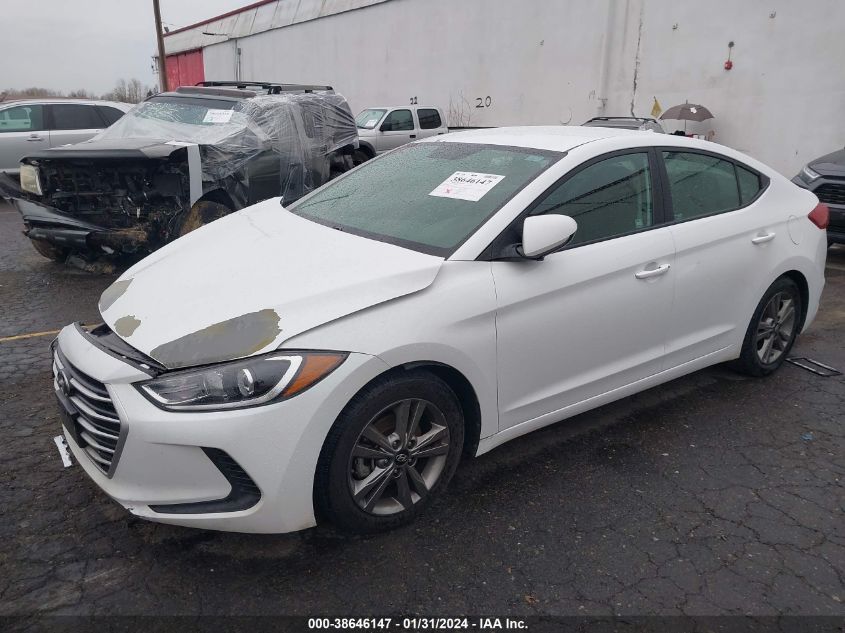 2018 HYUNDAI ELANTRA SEL/VALUE/LIMITED - 5NPD84LF3JH247714