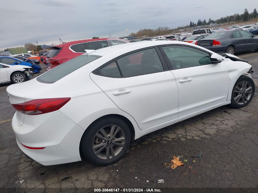 2018 HYUNDAI ELANTRA SEL/VALUE/LIMITED - 5NPD84LF3JH247714