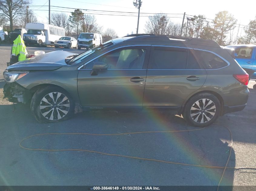 2015 SUBARU OUTBACK 3.6R LIMITED - 4S4BSENC9F3291880