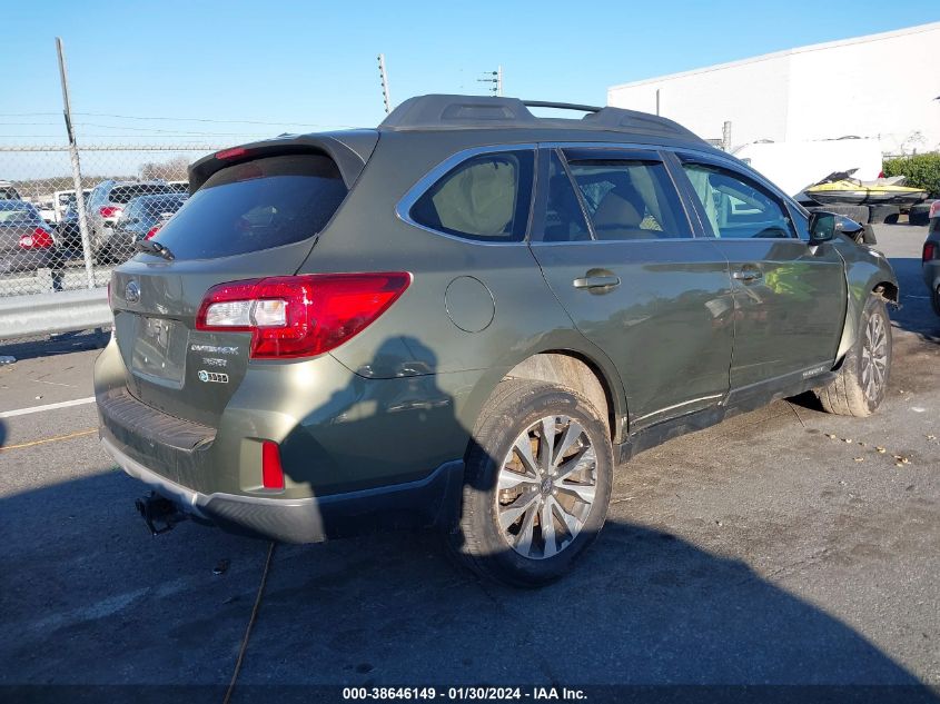 2015 SUBARU OUTBACK 3.6R LIMITED - 4S4BSENC9F3291880