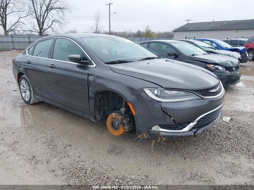 2015 CHRYSLER 200 LIMITED - 1C3CCCABXFN729452