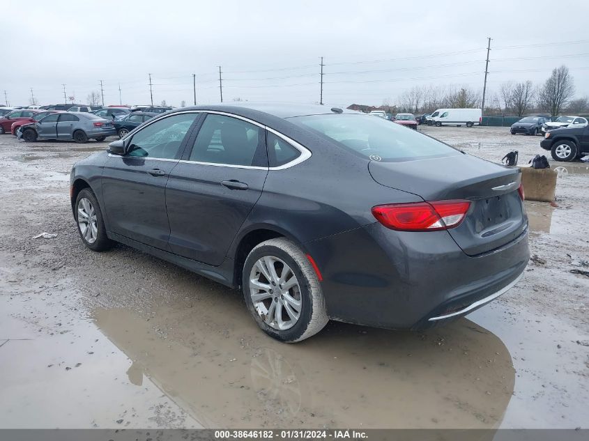 2015 CHRYSLER 200 LIMITED - 1C3CCCABXFN729452