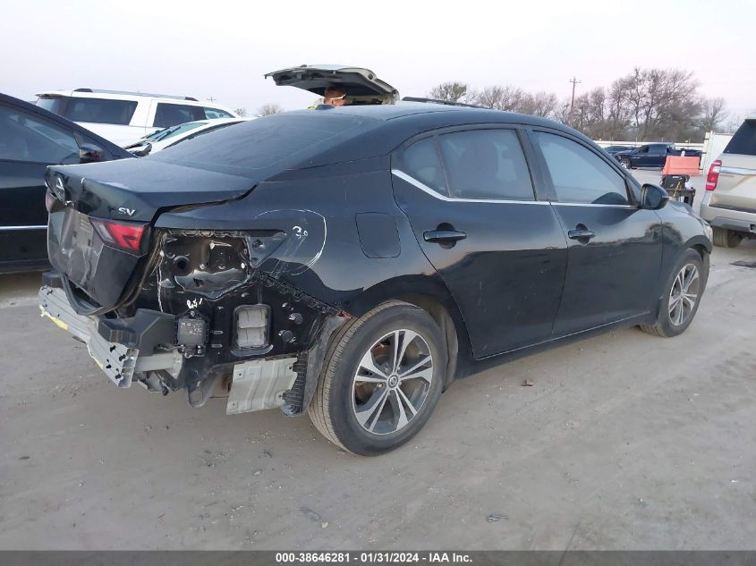 2022 NISSAN SENTRA SV XTRONIC CVT - 3N1AB8CV9NY301922