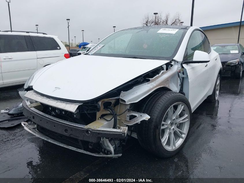 2023 TESLA MODEL Y AWD/LONG RANGE DUAL MOTOR ALL-WHEEL DRIVE - 7SAYGDEE2PF872673