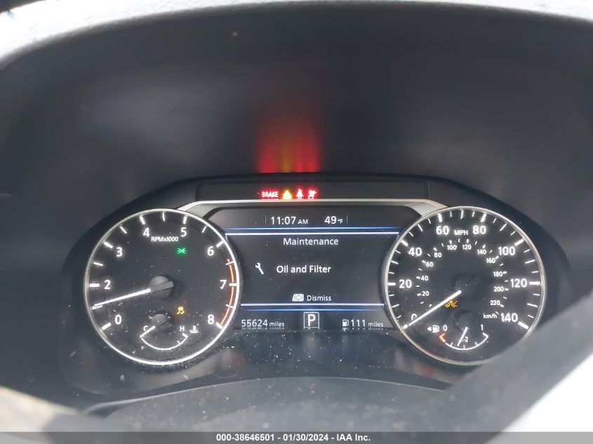 2021 NISSAN ALTIMA SV - 1N4BL4DVXMN371792