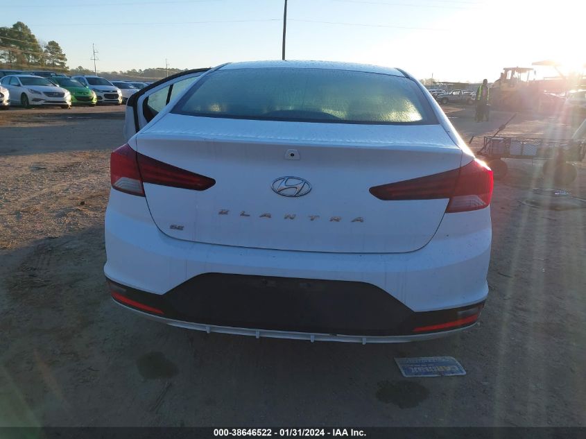 2019 HYUNDAI ELANTRA SE - 5NPD74LF8KH460498