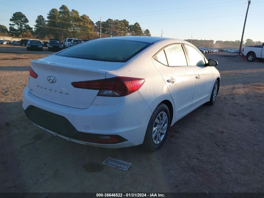 2019 HYUNDAI ELANTRA SE - 5NPD74LF8KH460498