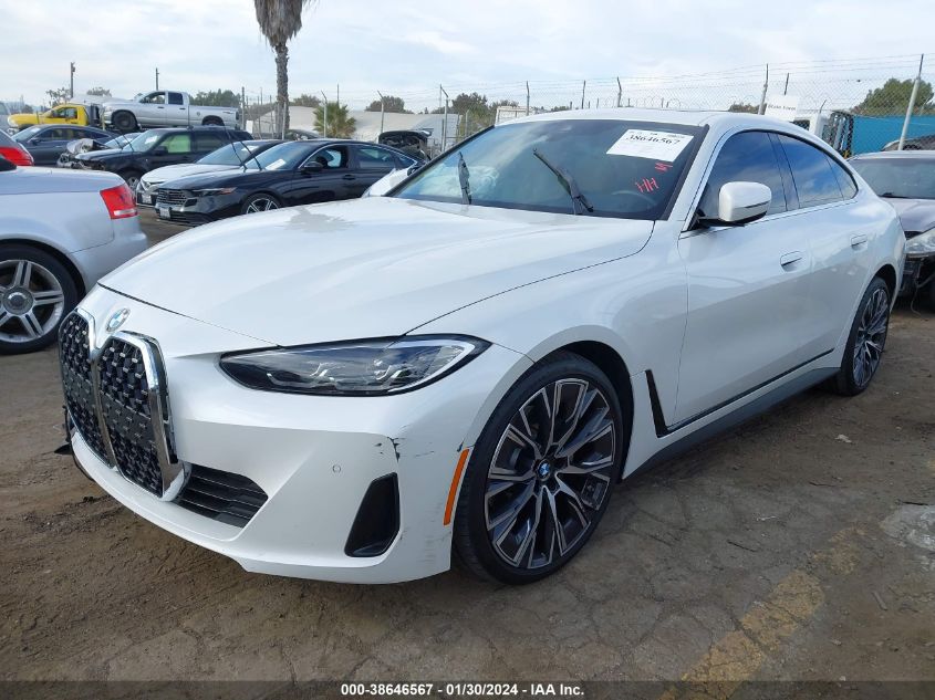 2023 BMW 430I GRAN COUPE - WBA63AV08PFN53001