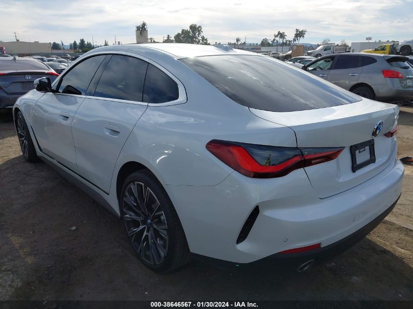 2023 BMW 430I GRAN COUPE - WBA63AV08PFN53001